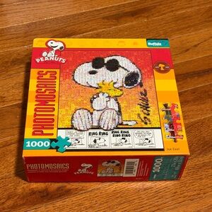 Photomosaics 1000-Piece Peanuts 'Joe Cool' Puzzle - Yellow & Red